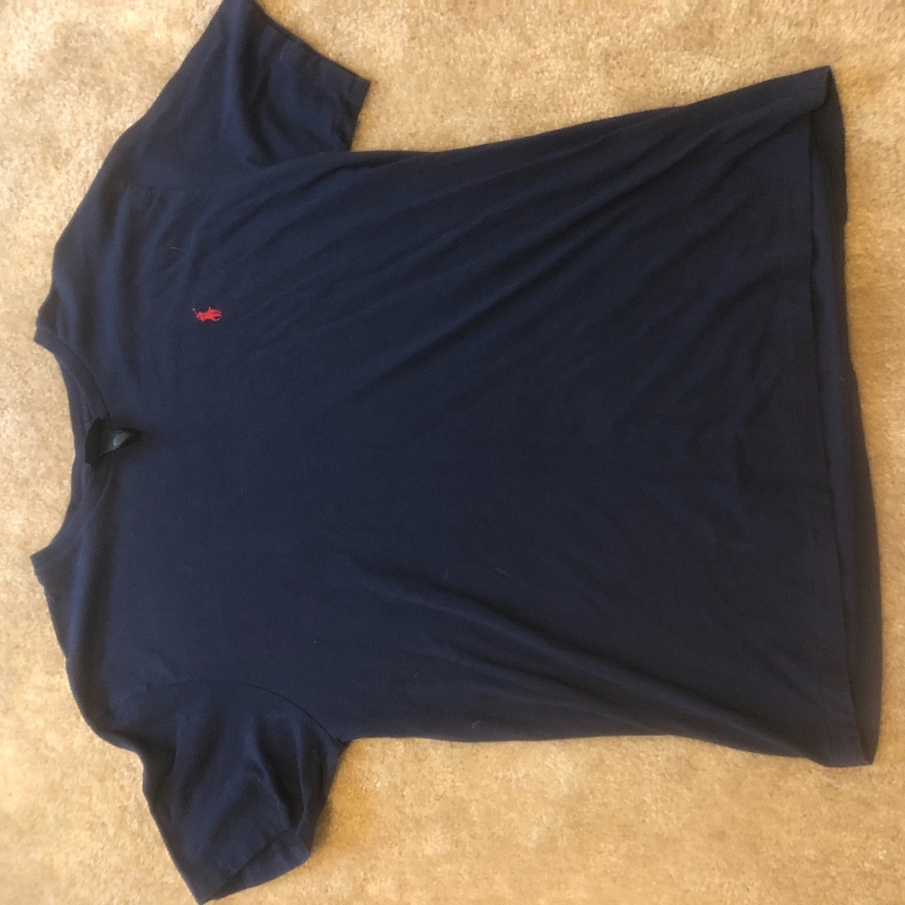 Large Polo Ralph Lauren Navy T-shirt